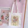 Casual Large Cartoon Flower-bearing Little Girl Shoulder Canvas Bags Fashion Harajuku Handbag  Cute Women Bag Ulzzang Wallet