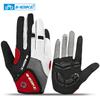 INBIKE Cycling Gloves Touch Screen Bicycle Sports Gloves Shockproof MTB Full Finger Bike Road Glove for Biker Men with Palm Pad
