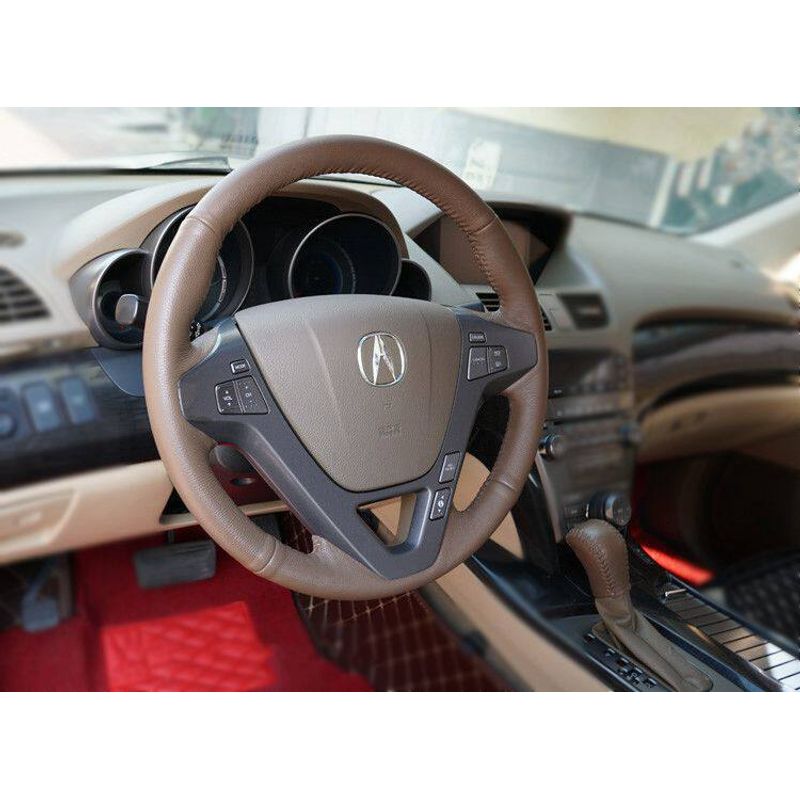 Dedicated to 07-13 Ac MDX Hand Sewing Top Layer Leather All Edge Covered Type Non Slip Car Steering Wheel Cover
