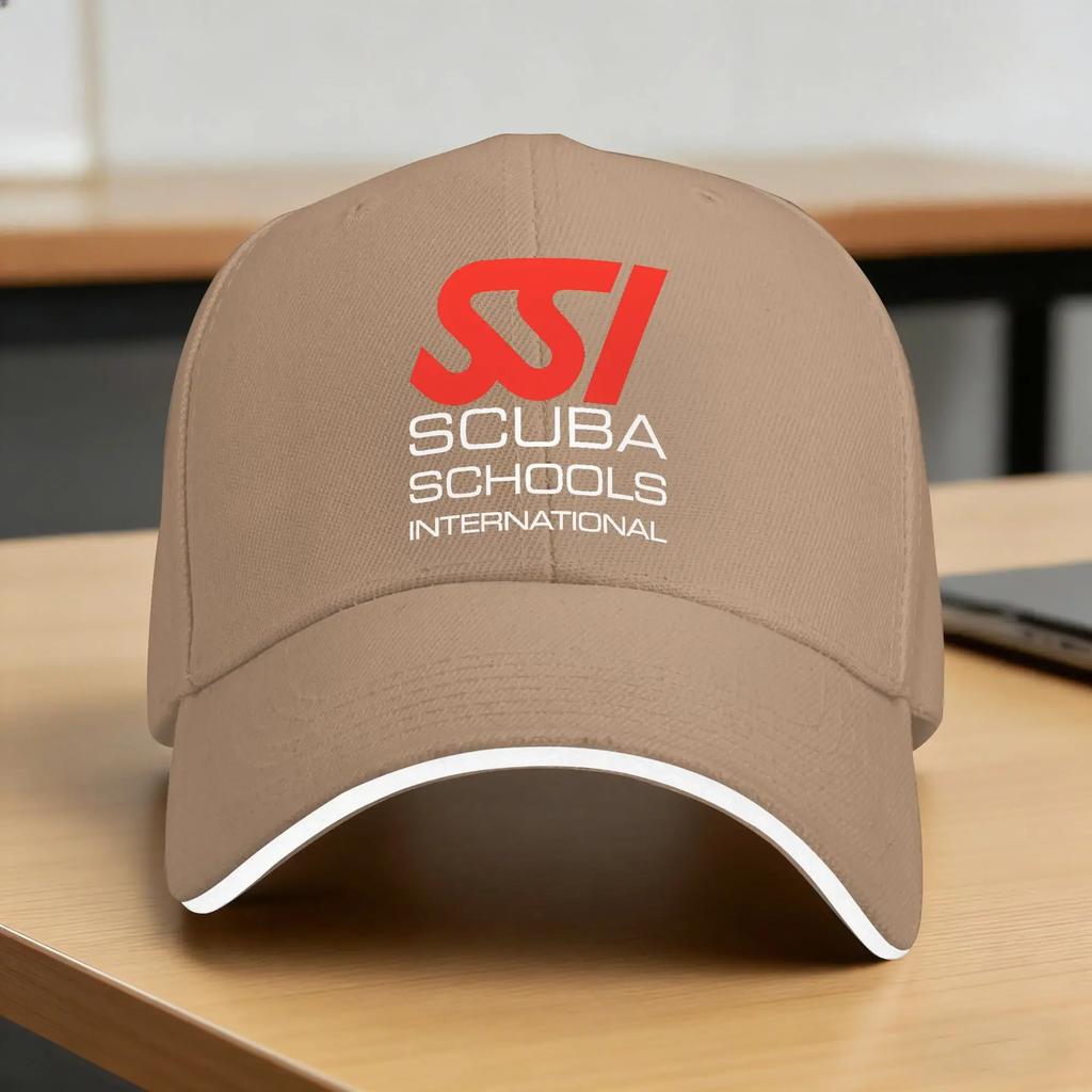 Летняя Кепка-бейсболка Ssi Scuba Schools International Для активного отдыха Уличная одежда На заказ Сделай сам Кепка-тракер для защиты от солнца Оптовая продажа Кепок-бейсболок