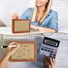 Деревянная копилка на 1000/2000/3000/5000 евро с многоразовой копилкой с коробками для сохранения целей и чисел