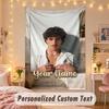 Custom Personalized Tapestry,Benson Boone Print Custom Name Text Wall Art Hanging for Bedroom