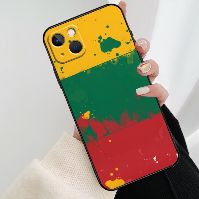 Модный Чехол для Телефона с Флагом Литвы Для iPhone 17 Pro Max 14 13 12 11 15 16 Pro Max mini 15 16 Plus 16e 17 Air Cover