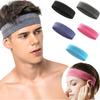 Breathable Yoga Hair Ribbon Sweatband Gym Fitness Sports Headbands Footaball Yoga Socer Running Hair Elastic Band for Women Men