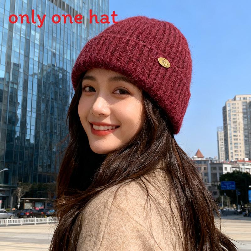 Acrylic Knit Beanie For Men Women Fall Winter Cozy Cold Weather Headwear