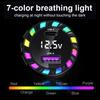 7-Color RGB Car Charger with LED Voltage Display, Dual 3.1A USB Fast Charging for All Vehicles