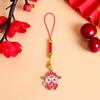Милый мультфильм китайский Новый год зодиак змея брелок год змеи счастливый брелок подвески сумка подвеска украшение подарки