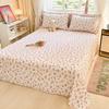 100% Cotton Flat Sheet Floral Style Bedsheet Skin-friendly Bed Linen Sabanas Para Cama Home Bed Flat Sheets (No Pillowcase)