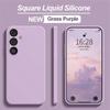 Жидкий силиконовый чехол для Samsung Glalaxy A54 A13 A23 A33 A53 A73 A52 A52S A72 5G S23 FE S24 Ultra Plus противоударный защитный чехол для телефона