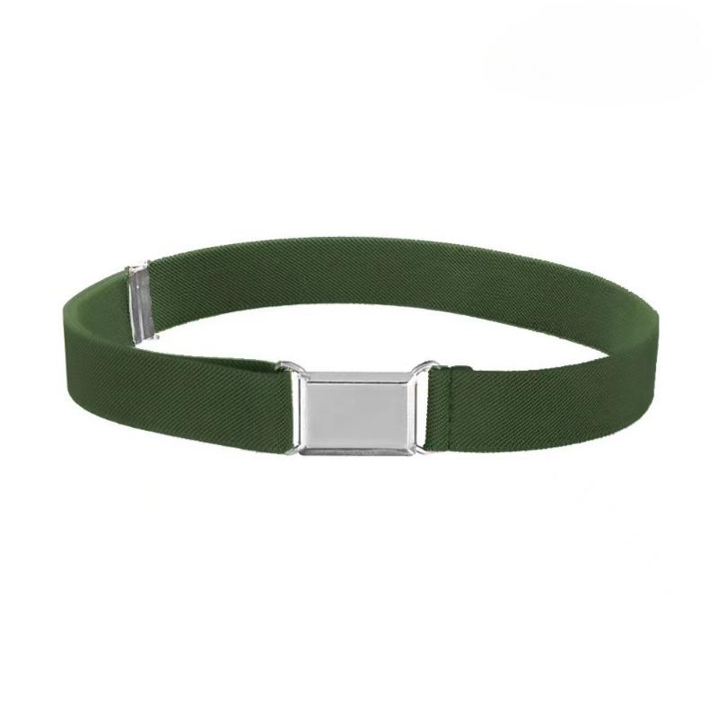 Child Elastic Belt For Boys Girls Adjustable Scout Training Children Students Belt Elastic Belt Width of 2.5 Cm