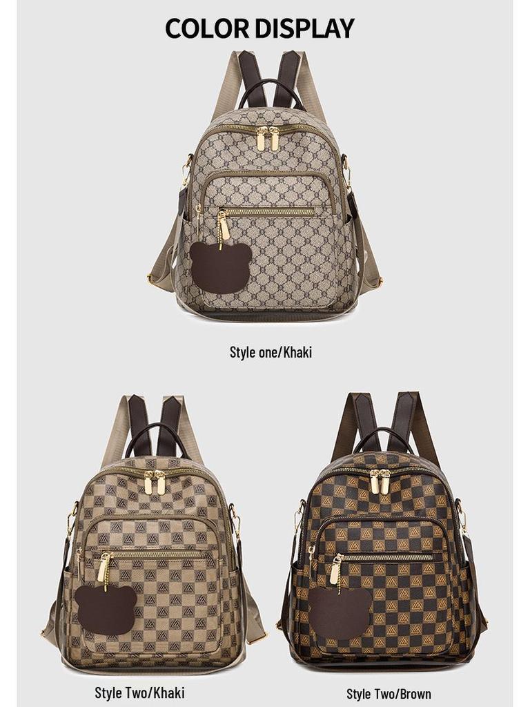 2025 Women's Multi-Function Backpack: Versatile, Casual, Large-Capacity Shoulder Bag for Commuting