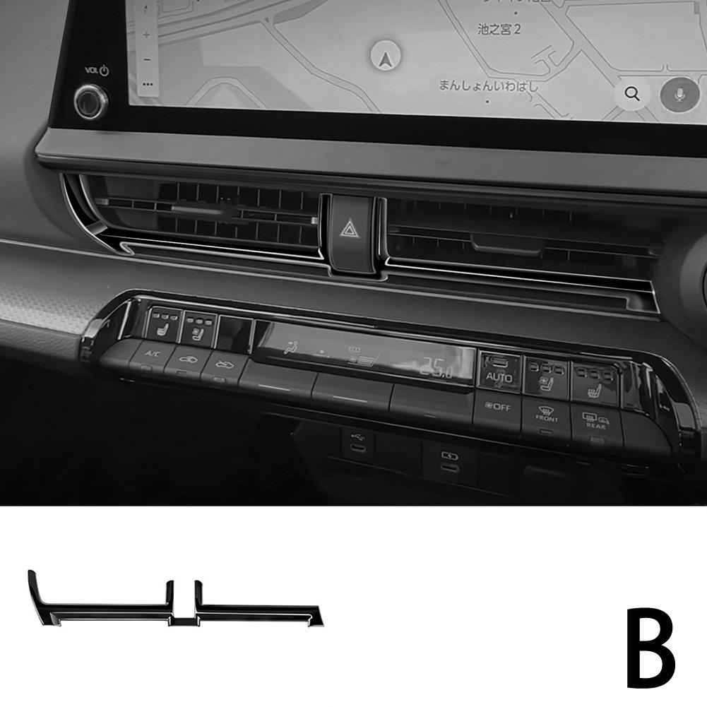 Для Toyota PRIUS 60 Series 2023 2024 передняя панель центральная крышка воздуховода кондиционера средняя наклейка на крышку вентиляционного отверстия кондиционера аксессуары
