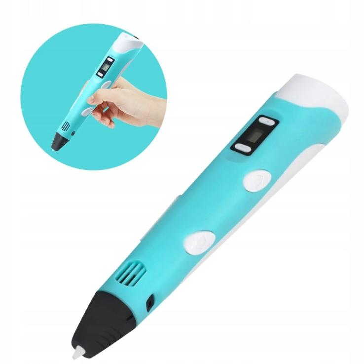 3D Pen for Kids Creative Printer Fun PE12 Blue Refill