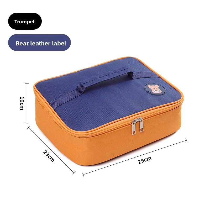 Insulated Lunch Box Carrier With Durable Oxford Cloth For Work And Daily Meals
