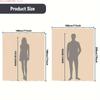 1Pc Veined Silvery Bath Curtain Matching Hooks- With Hooks Waterproof Mildew Proof Easy Install Washable