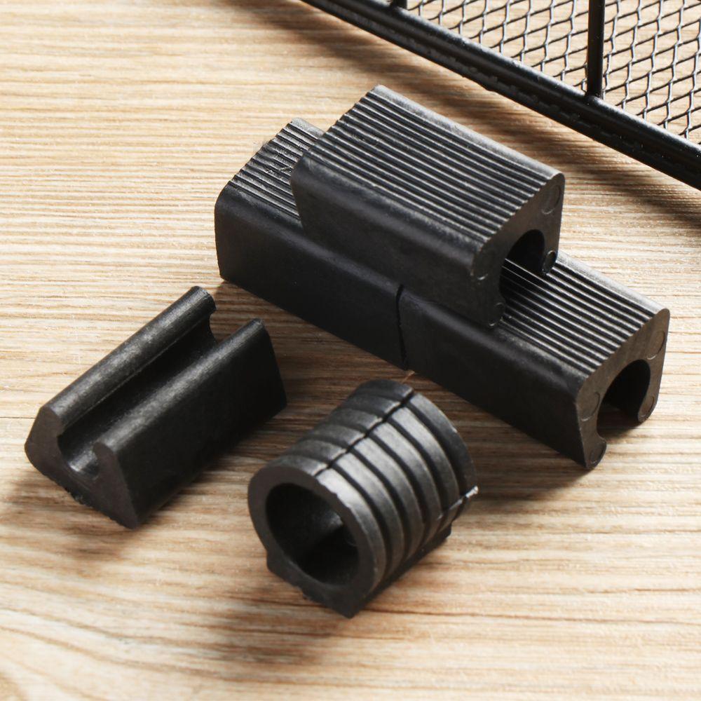 10 шт. Прочные U-образные накладки на ножки стула Нескользящие колпачки для труб Демпфер от наклона вперед Зажим для трубы табурета Скользящие ножки Защита ножек и пола