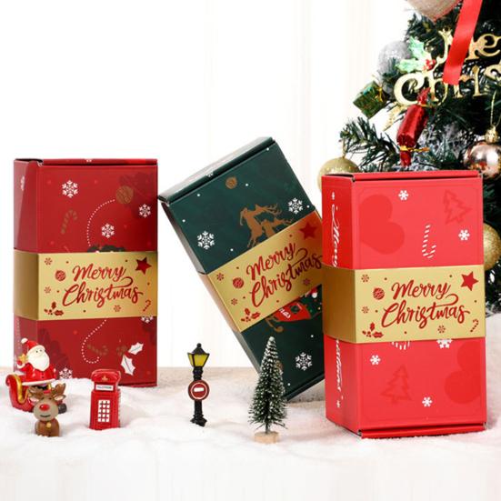 Подарочная коробка Взрыв для денег Рождественский сюрприз Держатель для подарков наличными Счастливого Рождества Прыгающий