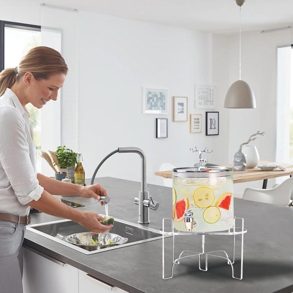 Detachable Countertop Support Holder Transparent Foods Organizer Stand Tavern