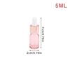 Флаконы-капельницы многоразовые 5-100 мл крышка цвета розы косметическая тара розовое стекло ароматерапия жидкая пипетка для эфирного массажа
