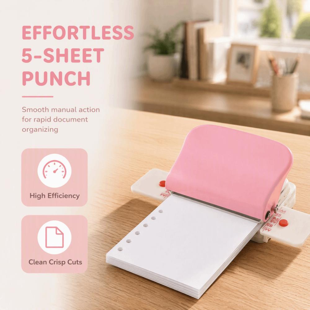 26 Hole Paper Hole Punch 30 Hole Loose Leaf Punching Machine Multi-Hole Paper Puncher For A4 Paper