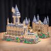 Готический средневековый замок Строительные блоки Наборы MOC Микро-кирпичи Волшебная школа Подарки на день рождения для взрослых и детей Креативные игрушки 6000+ шт.