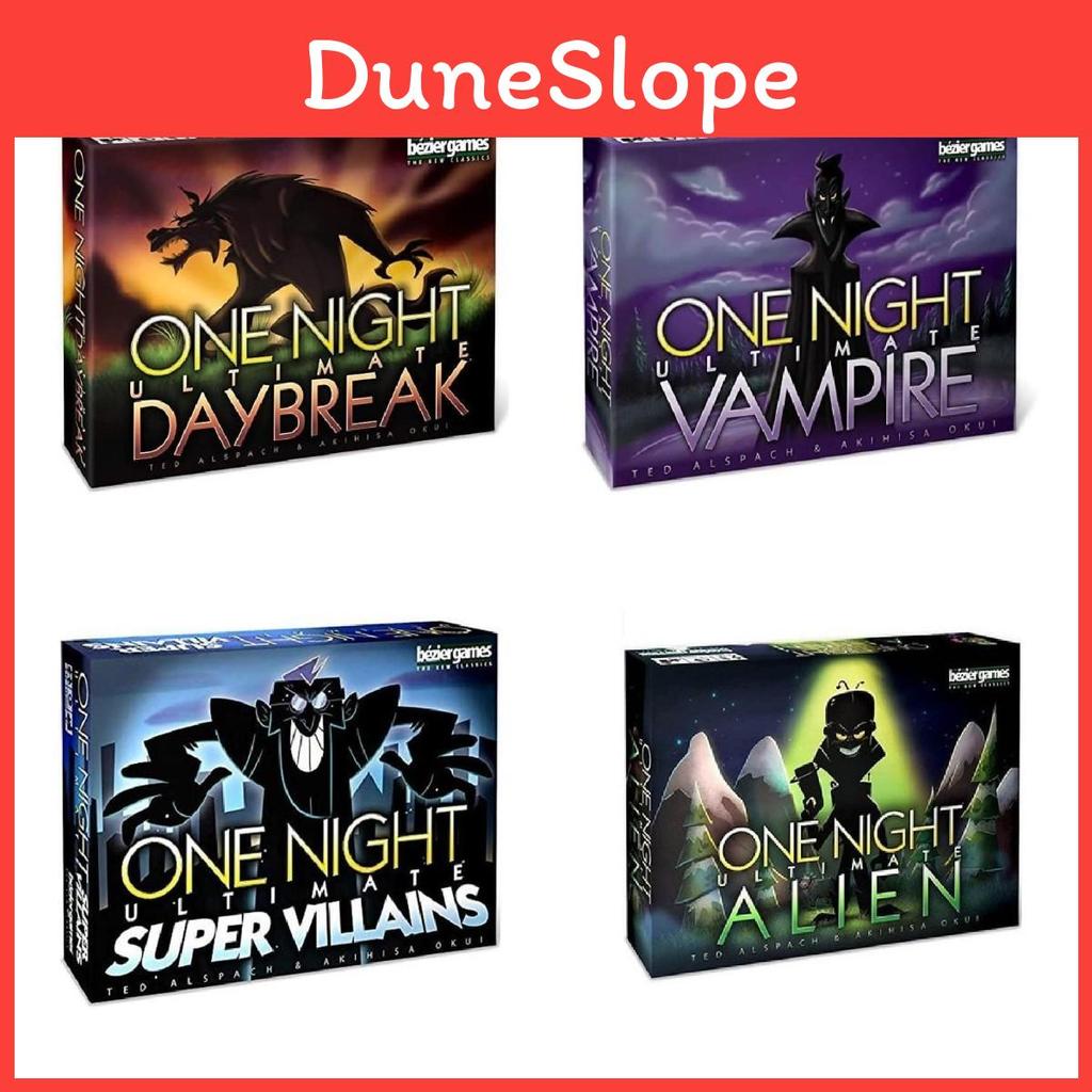 Настольная игра One Night Ultimate Werewolf Красочная коробка Высококачественная медная бумага Интерактивная игра