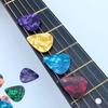 Set of 20 Guitar Picks, Various Thicknesses, Teardrop Shape, Non-Slip, Assorted Colors (0.81mm/20-Pack)