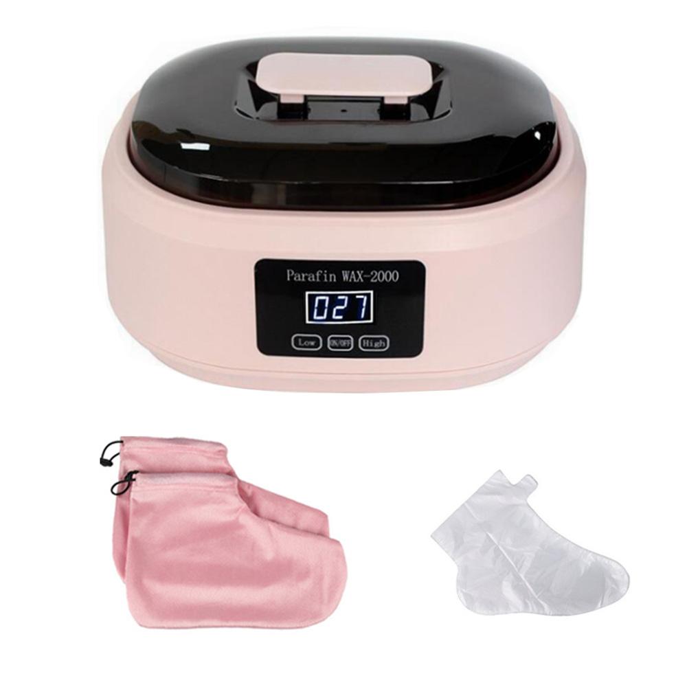 Hands and Feet Mask Warmer Paraffin Wax Bath Heater Machine Moisturizing Hydrating Kit Hand Waxing Spa Smooth and Soft Skin Care