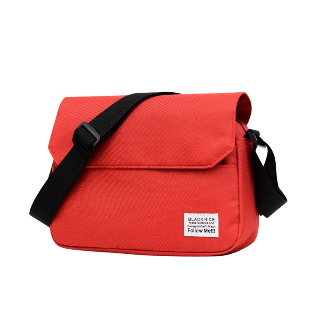 Solid Color Crossbody Bag Waterproof Leisure Bandage Bag Casual Street Bags Student