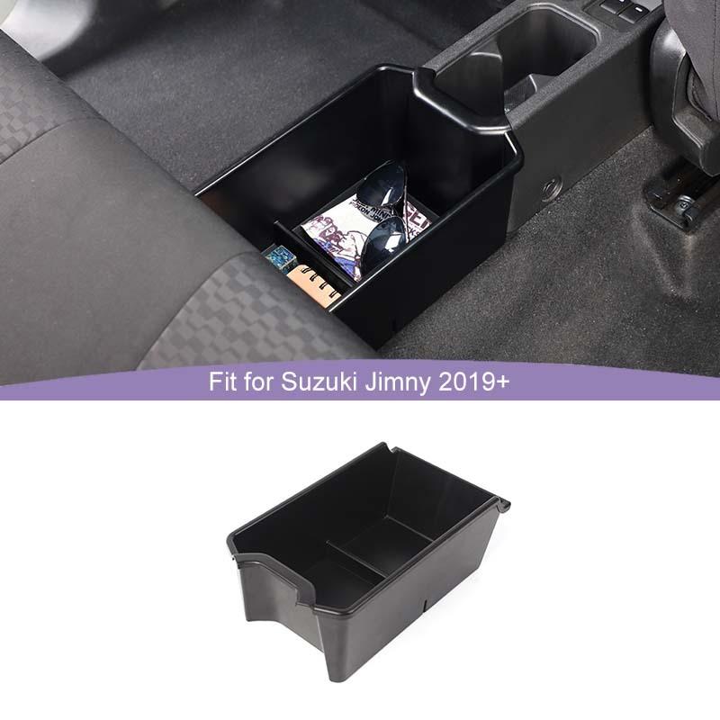 Car Rear Seat Storage Box Organizer Container For Suzuki Jimny 2019 Up 4-door Version Interior Stowing Tidying Accessories