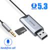 Bluetooth Transmitter Wireless Audio Receiver 5.3 Car AUX 3.5 Mm Music Adapter Audio Cable For Car Mp3 Speaker Headphones