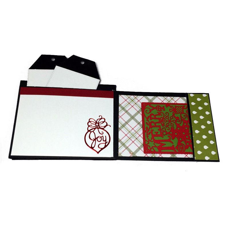 Christmas Card Metal Cutting Dies Stencil Scrapbook Embossing Paper Craft Die