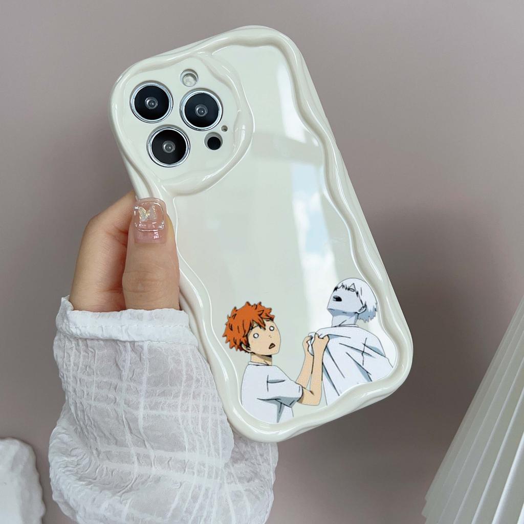 N69 аниме Haikyuu X Reader art, мягкие волнистые чехлы для телефонов для iPhone 14 Pro Max 13 mini 15 Plus XR 7 8 6 XS Max 12 11, защитный бампер