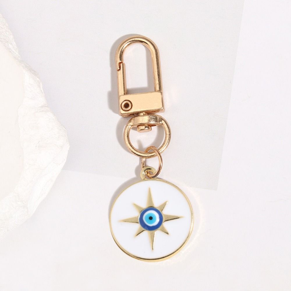 Sturdy Evil Eye Keychain Decorate Eye of Horus Keychain Hamsa Hand Keyring  DIY Trinkets
