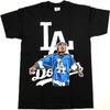 2Pac T-shirt LA Baseball Tupac Shakur Los Angeles Men's MEDIUM Black New