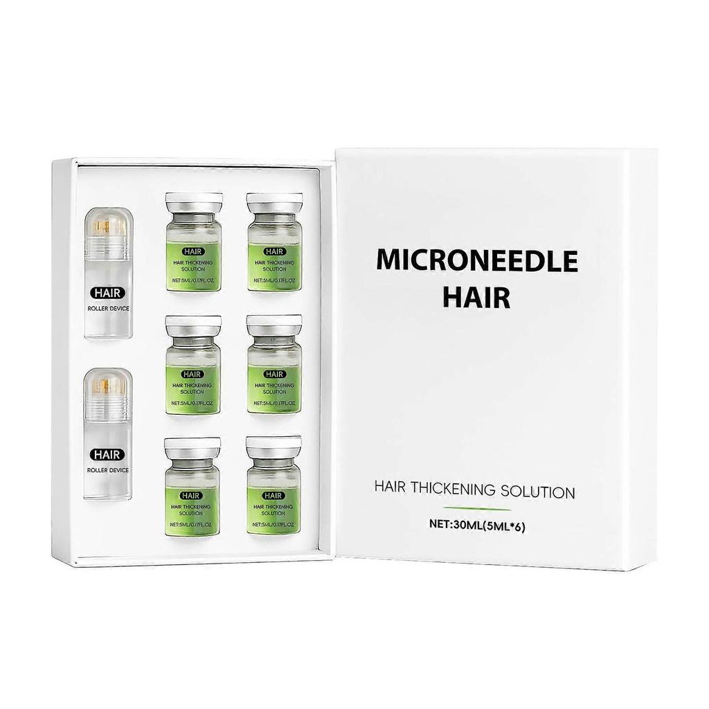 Hair Roller Essence: Nourishes, Cares for Smooth, Shiny Hair. Daily Hair Care Scalp Essence. less