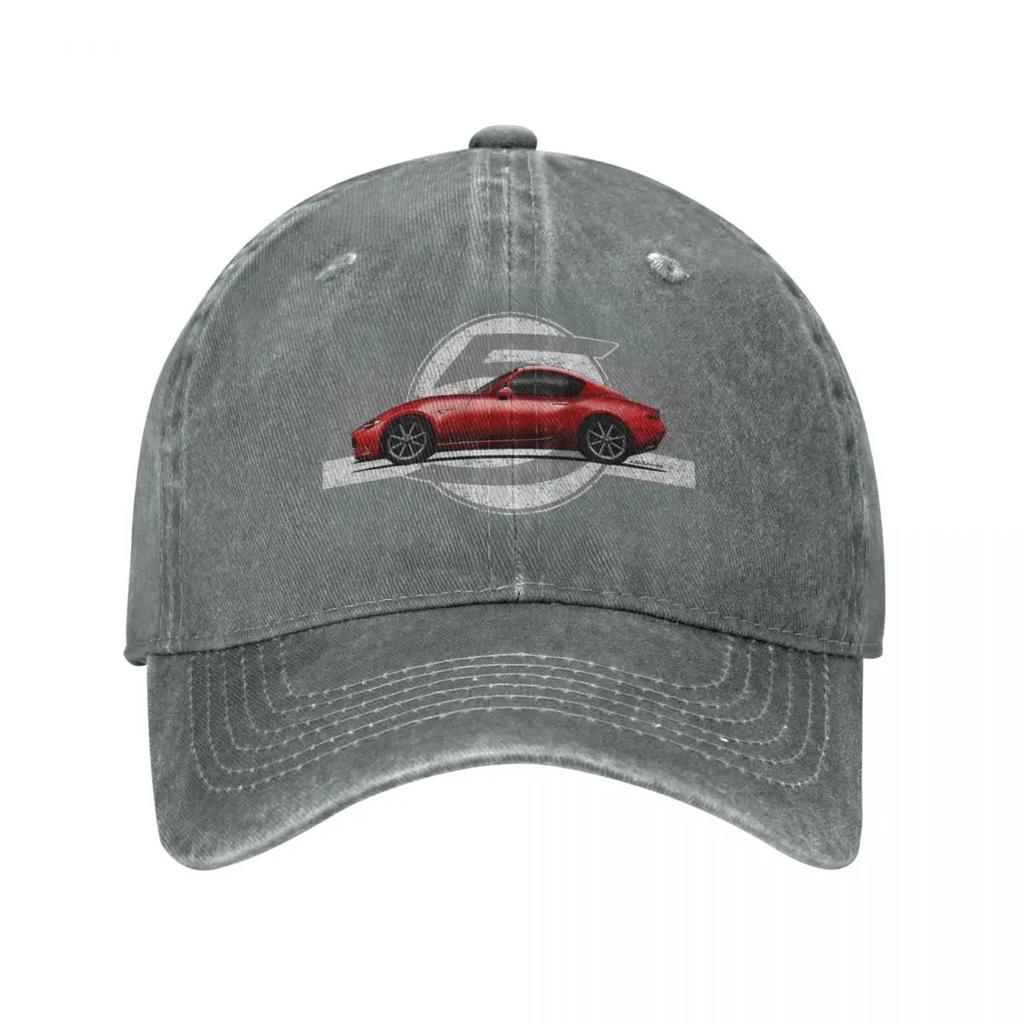 My drawing of the iconic red RF Japanese roadster sports car with background Baseball Cap Thermal Visor FeUnisex Unisexs