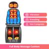 Electric Massager Heating Vibration Back Massage Chair Cushion with Neck, Back Waist Leg Foot,Full Body Massage Device Sofa
