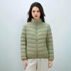 Women's New National Standard 90 Down Simple Down Solid Color Women's Stand-up Collar Women's Clothing Light Down Jacket Women