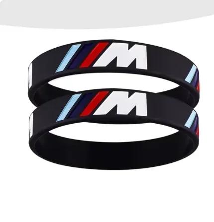 BBYX8 New 2025 M Power Silicone Rubber Wristband Flexible Bracelet Sports Bangle For BMW X1 X2 X3 X5 X4 X6 X7 G30 G20 G32 G11 G12 F40