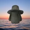 Унисекс быстросохнущая шляпа от солнца с защитой лица – Летняя дышащая защита для рыбалки