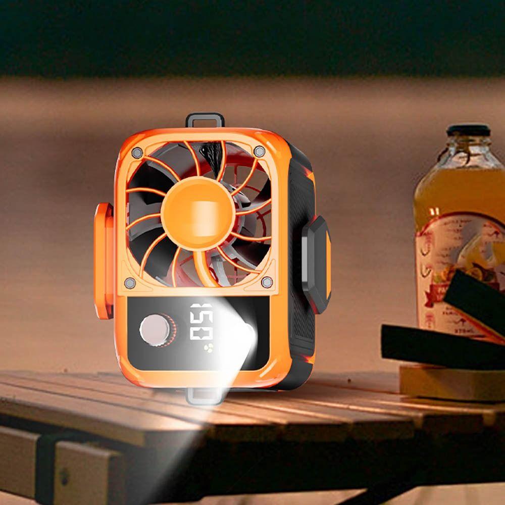 150 Gear Outdoor Camping Fan Portable Cooling Tools Waist-mounted Fan Construction Site