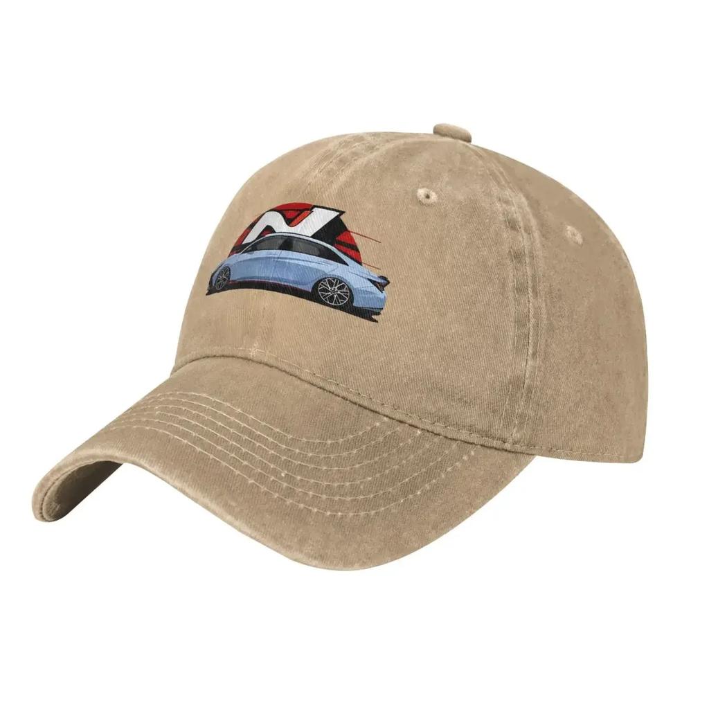 Racing Creative I30n Sedan Elantra demin Cap Outdoor Adventures Mens Cap Baseball Cap For Men