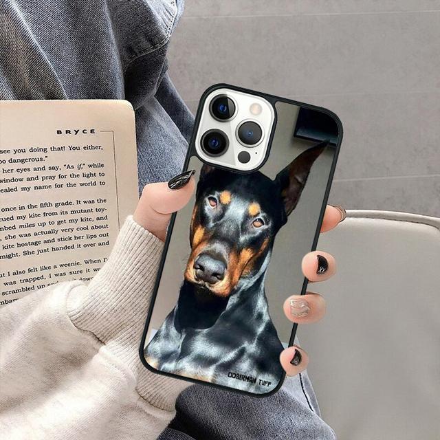 Чехол для телефона с изображением добермана для iPhone 17 Air 16 16e 15 13 14 11 12 Pro Max Plus coque fundas Оболочка