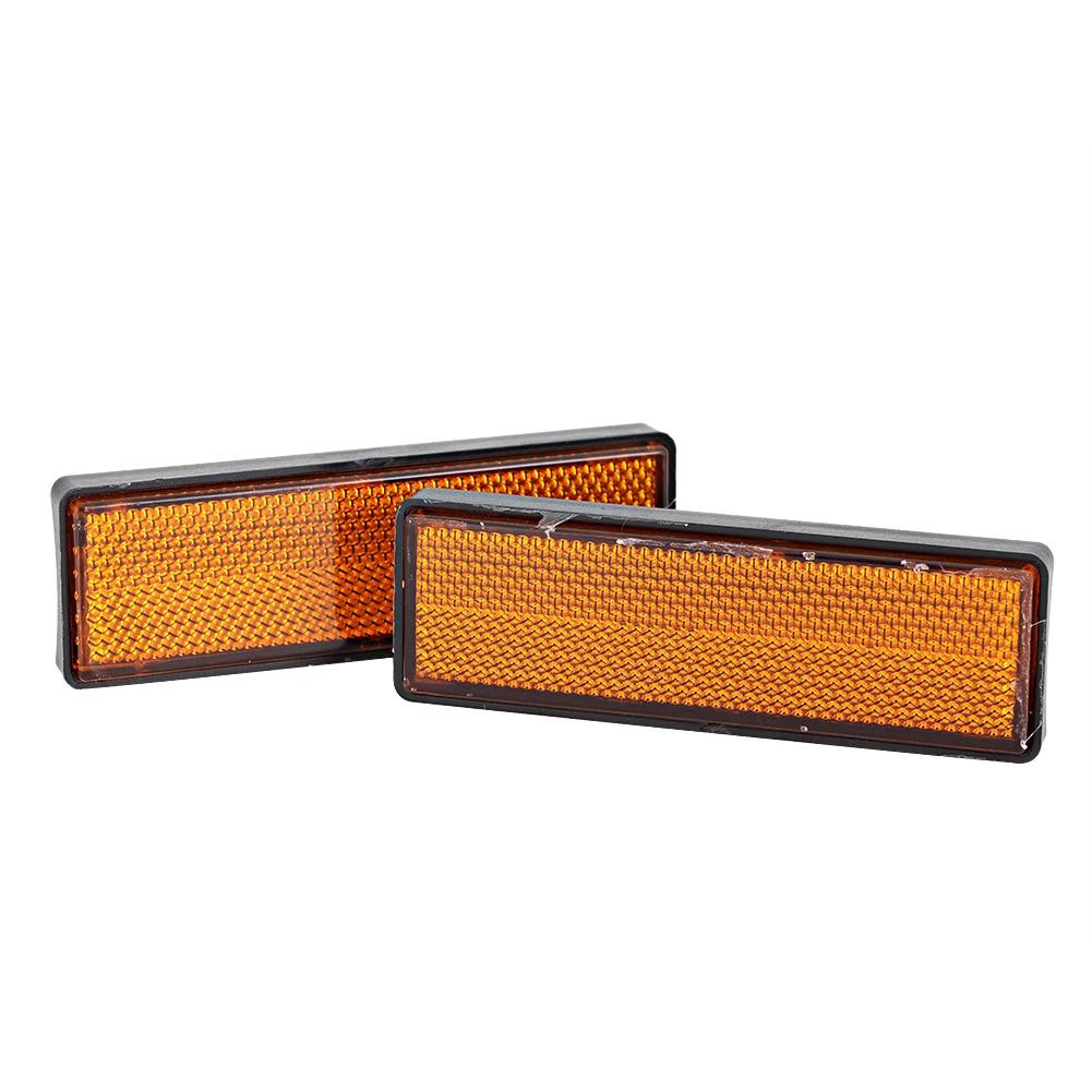 2 шт. Пластиковые мотоциклетные отражатели Задний стоп-сигнал Габаритный фонарь Деталь Подходит для Ducati Monster