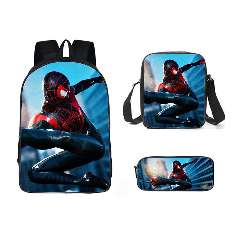 Backpack Three Piece Set Waterresistant Material Kids For