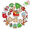 5D DIY Colorful Rhinestone Painting Stickers Different Christmas Tree Snowman Deer Shape Shining Rhinestone Painting Decals