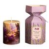 Scented Pillar Candle for Home Decor & Gifting – Lavender Scented | Set of 1 – 3X4 Inch – Designer Candle | Soy Wax – 390gm |