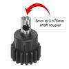 uxcell M1 Mod1 Pinion Gear Set, 5mm Shaft, 18T, 19T, 20T, 21T, 22T Motor Gears, Hardened Steel Pinion Gears with 3.17mm Coupler for RC Cars (Set of 5)