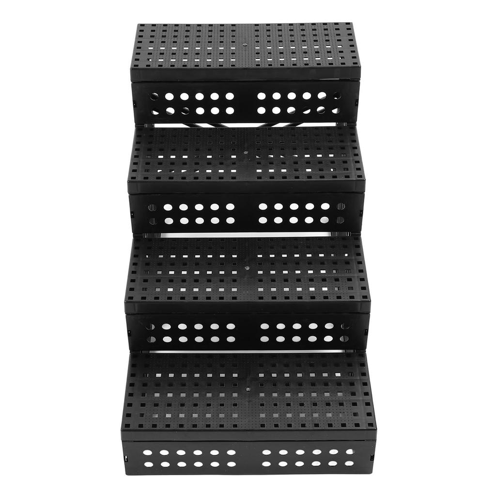 Dog Stairs Slip Resistant Dog Stairs Adjustable Height Foldable Pets Stairway Step for High Bed and